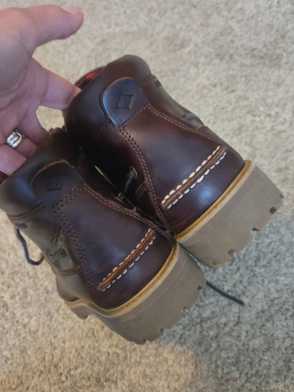 Men's Leather Sperry Boots